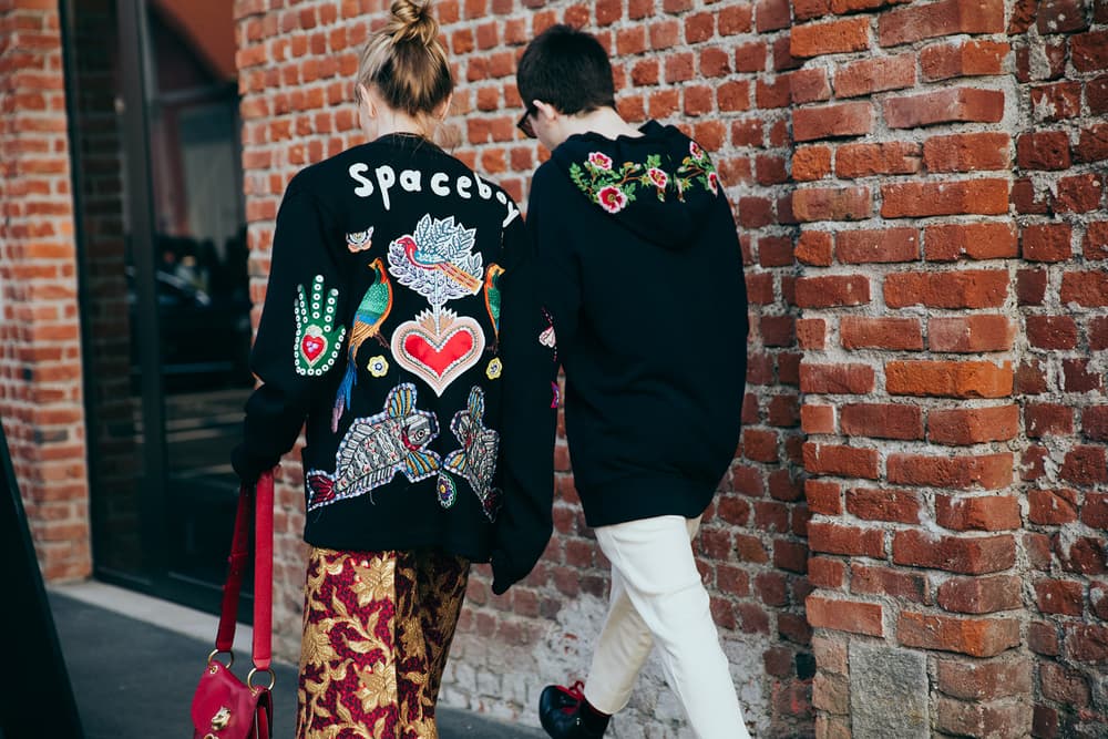 Milan Fashion Week 2017 Street Style Gigi Hadid Hari Nef