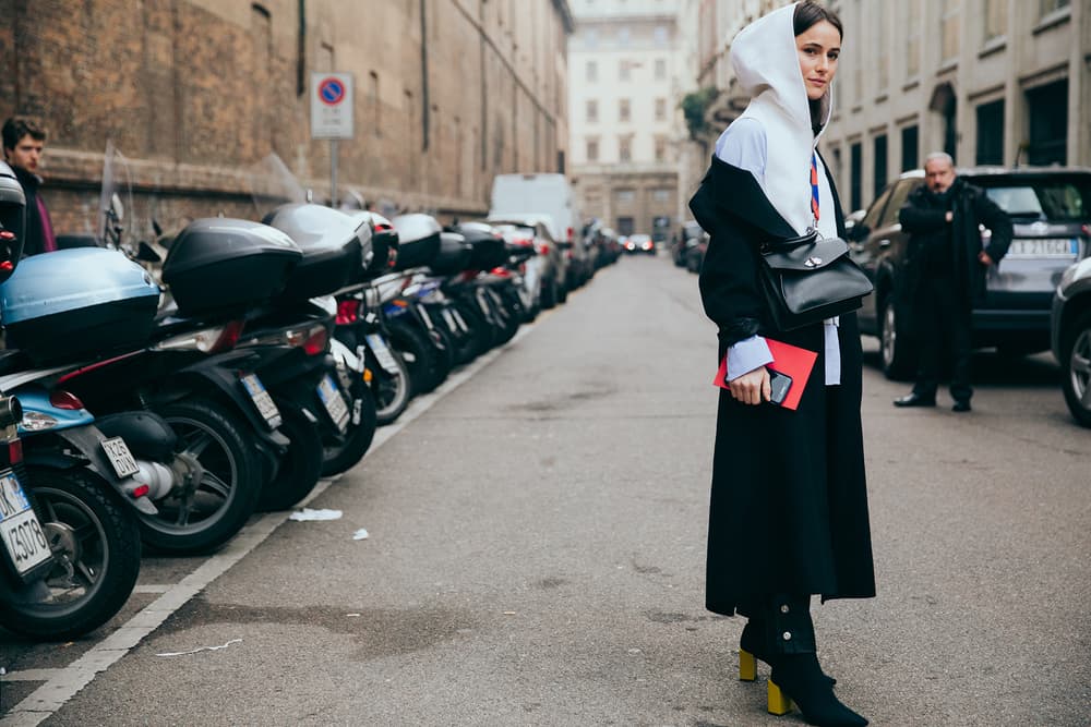 Milan Fashion Week 2017 Street Style Gigi Hadid Hari Nef