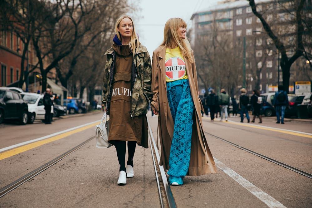 Milan Fashion Week 2017 Street Style Gigi Hadid Hari Nef