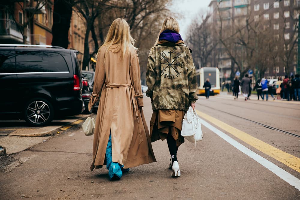 Milan Fashion Week 2017 Street Style Gigi Hadid Hari Nef