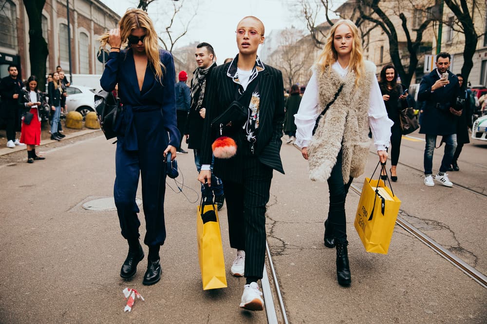 Milan Fashion Week 2017 Street Style Gigi Hadid Hari Nef
