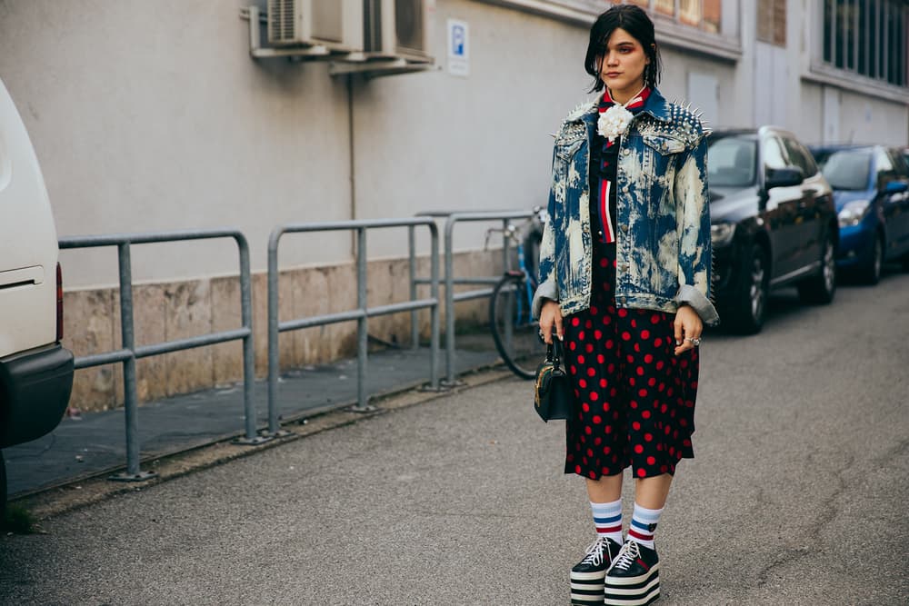 Milan Fashion Week 2017 Street Style Gigi Hadid Hari Nef