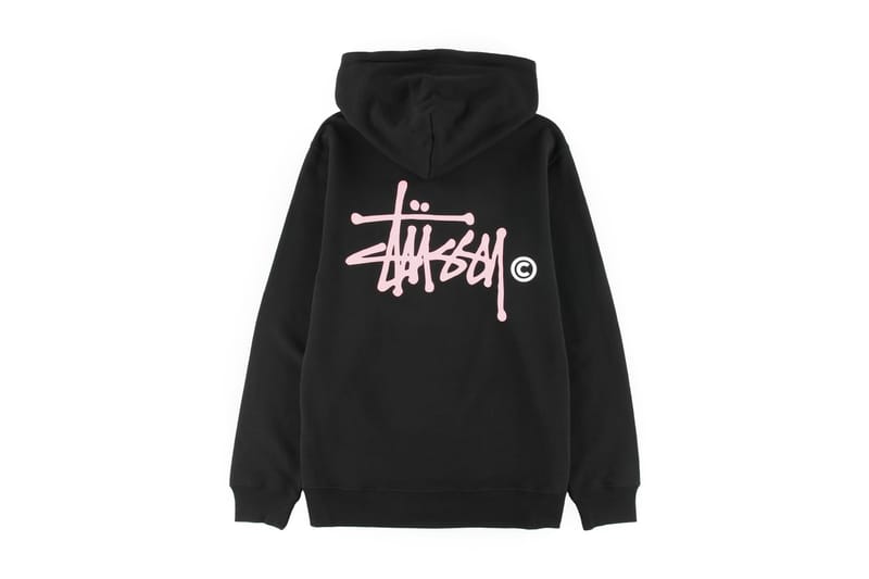 stussy black hoodie