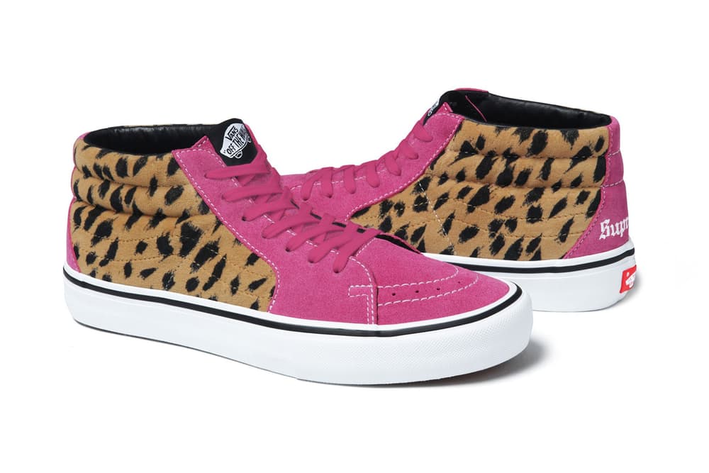 Supreme Vans Sk8 Mid Pro Leopard