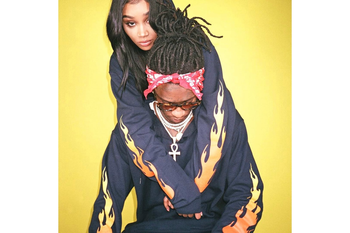 Young Thug Models Kylie Jenner S New Flame Merch Hypebae Young Thug Models Kylie Jenner S New Flame Merch Hypebae
