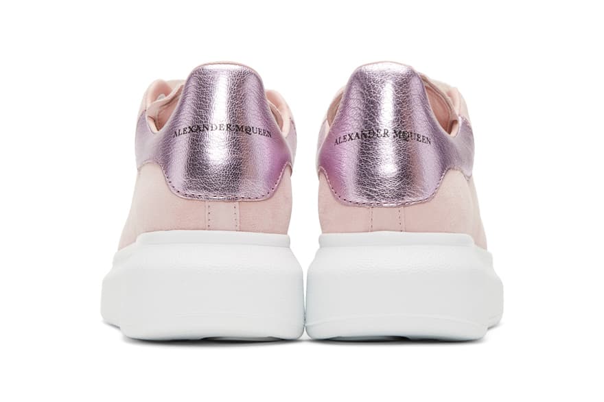 Alexander McQueen Pink Oversized Sneakers