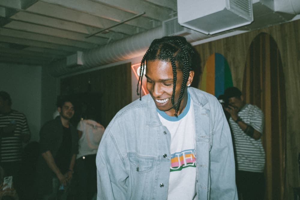 A$AP Rocky GUESS Club Kendall Jenner Pop-Up