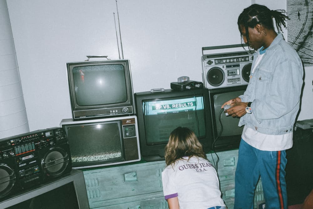A$AP Rocky GUESS Club Kendall Jenner Pop-Up