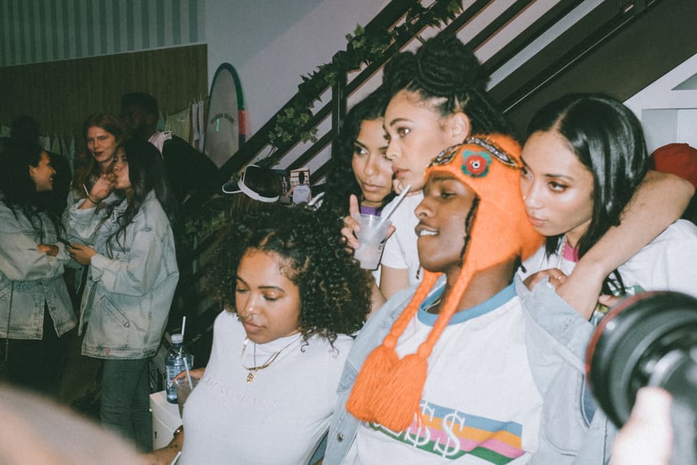 A$AP Rocky GUESS Club Kendall Jenner Pop-Up