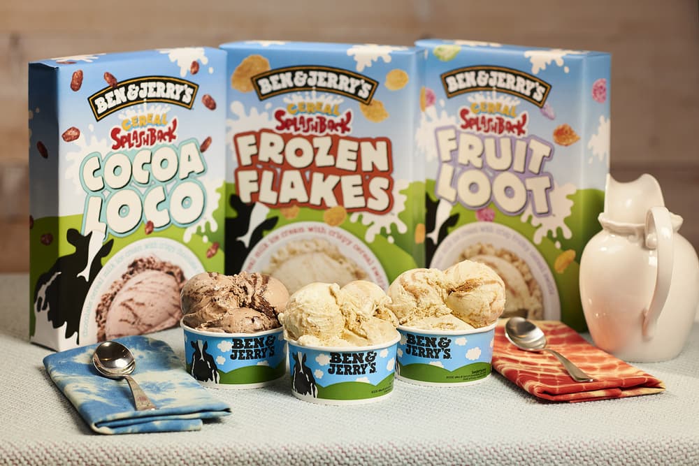 Ben & Jerrys Cereal Flavored Ice Cream