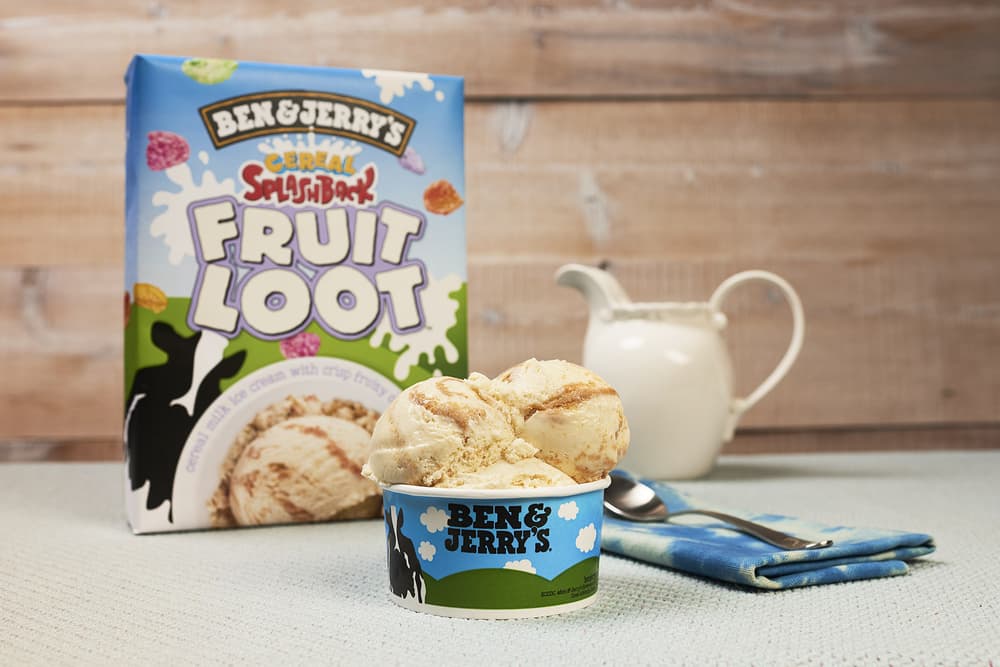 Ben & Jerrys Cereal Flavored Ice Cream