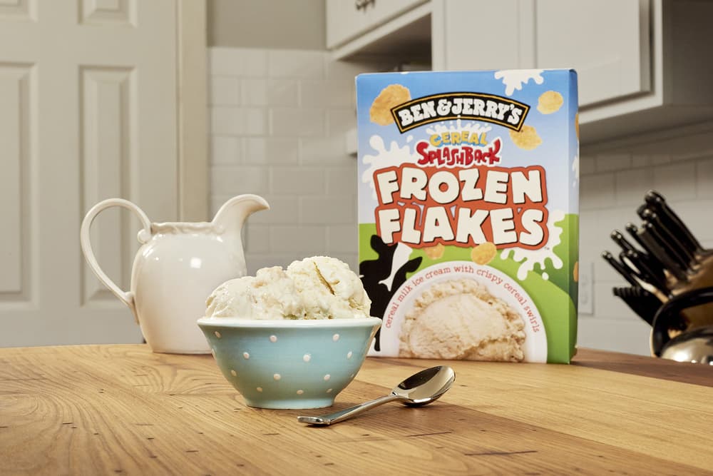 Ben & Jerrys Cereal Flavored Ice Cream