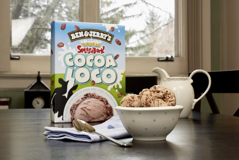 Ben & Jerrys Cereal Flavored Ice Cream