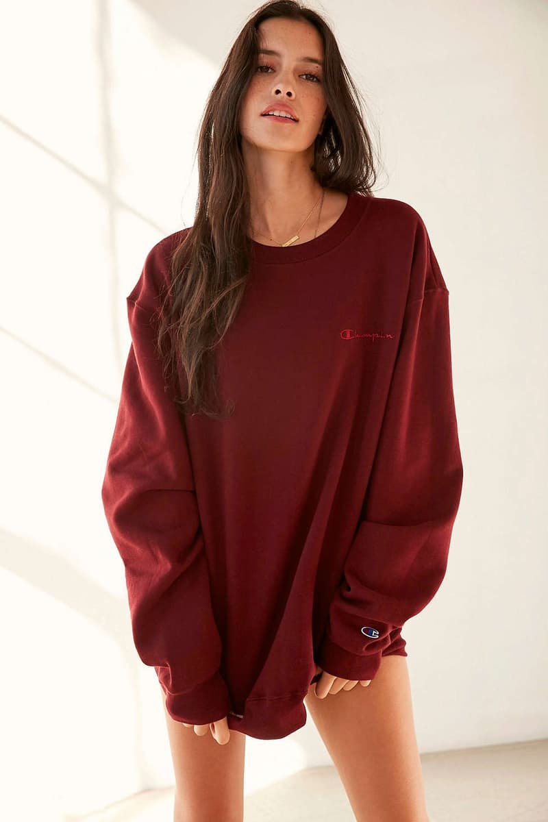 Champion Mini Logo Crewneck Urban Outfitters