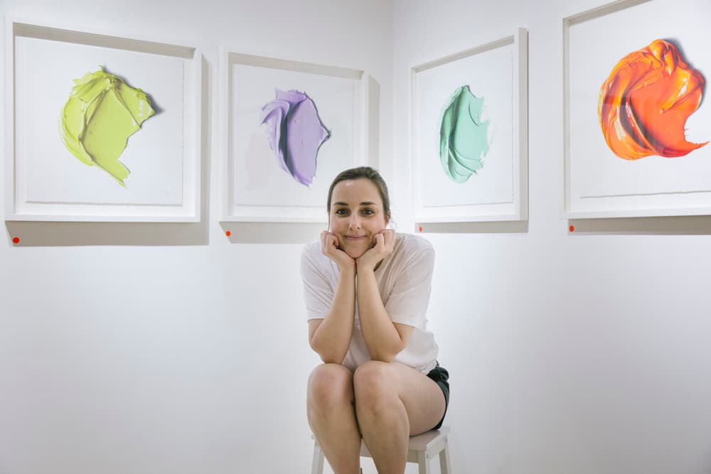 CJ Hendry Christian Louboutin Complimentary Colors Art Basel Exhibition
