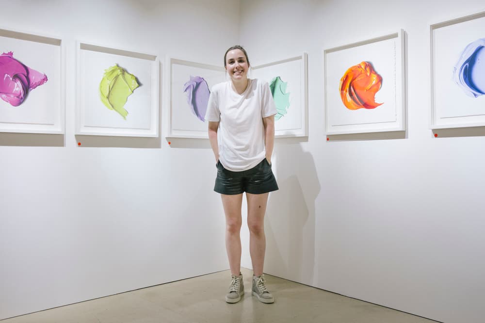 CJ Hendry Christian Louboutin Complimentary Colors Art Basel Exhibition