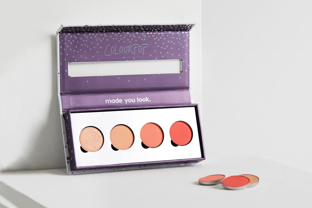 ColourPop First Pressed Powder Blush Collection nectar highlighter