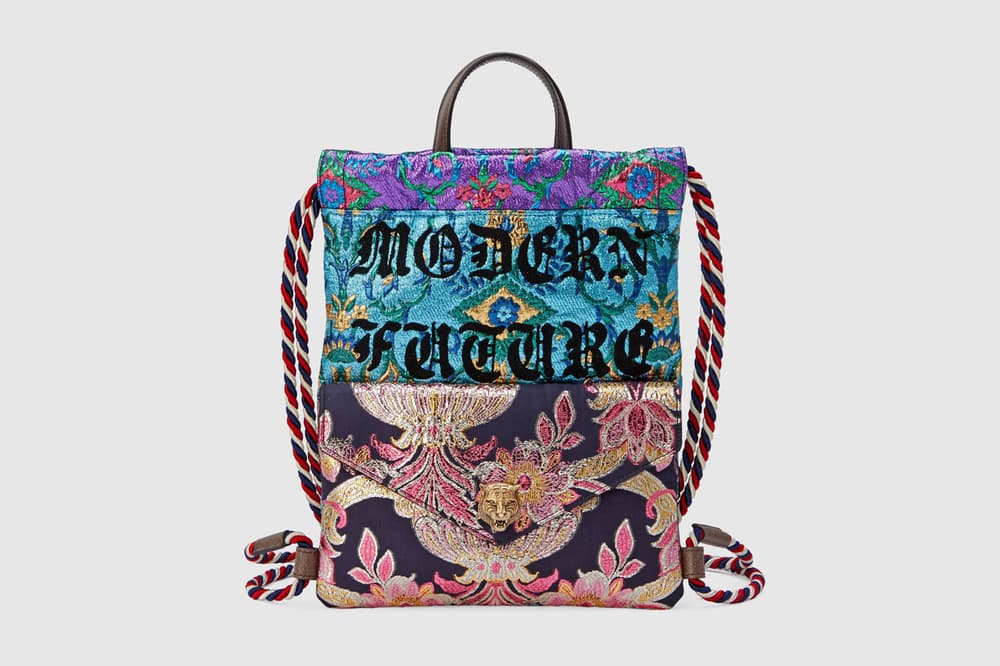 Gucci Drawstring Backpack Brocade