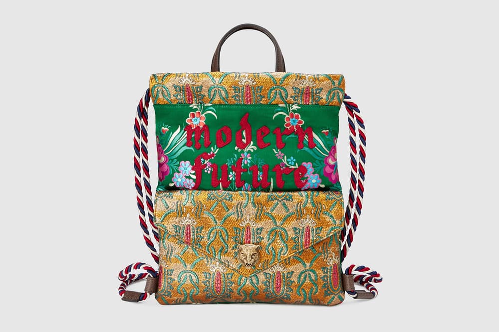 Gucci Drawstring Backpack Brocade