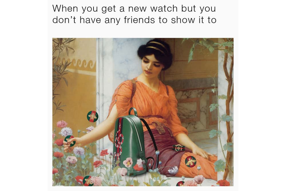 Gucci Memes Watch Collection