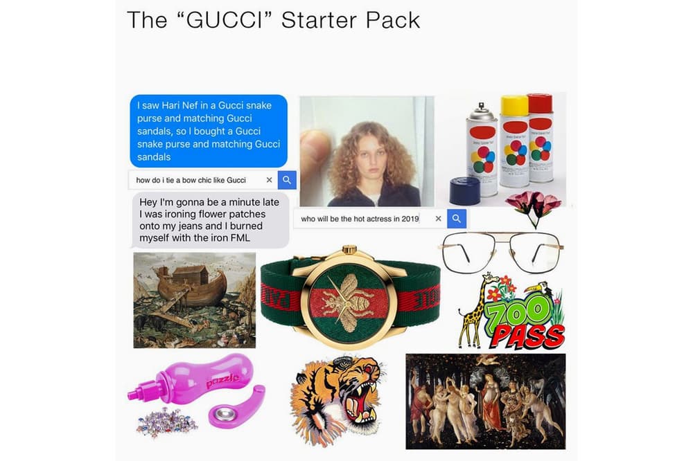 Gucci Memes Watch Collection