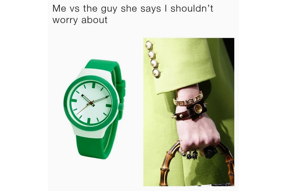 Gucci Memes Watch Collection