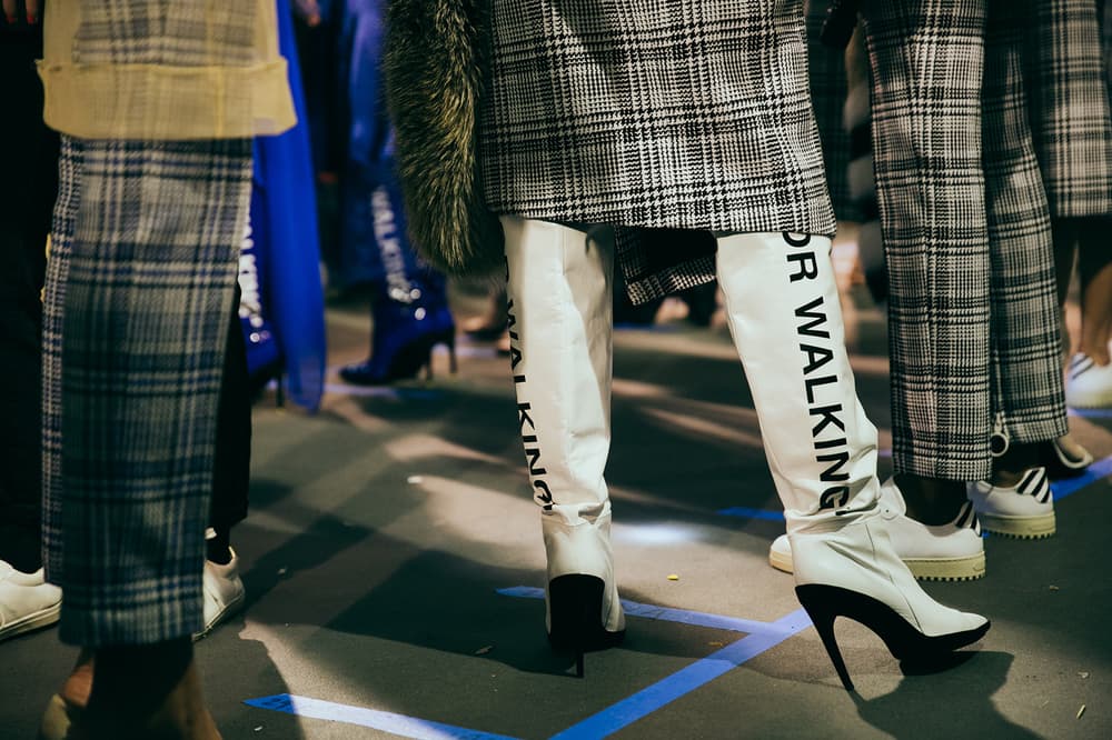 OFF-WHITE 2017 Fall Winter Backstage Virgil Abloh Hailey Baldwin