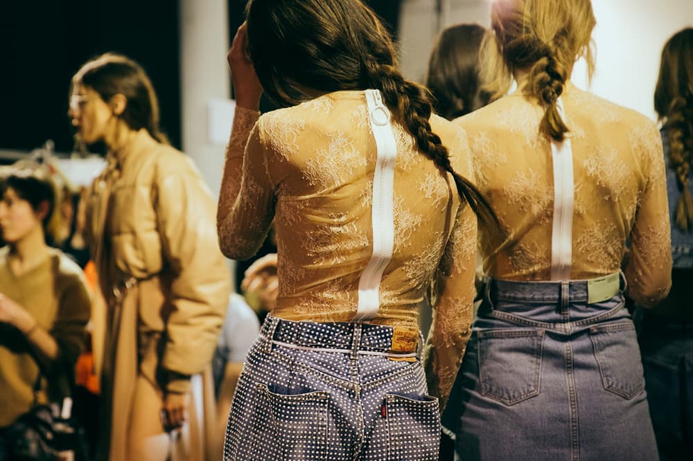 OFF-WHITE 2017 Fall Winter Backstage Virgil Abloh Hailey Baldwin
