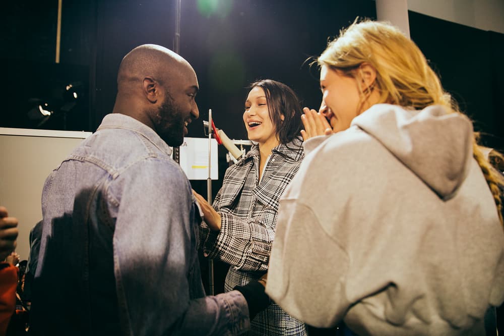 OFF-WHITE 2017 Fall Winter Backstage Virgil Abloh Hailey Baldwin
