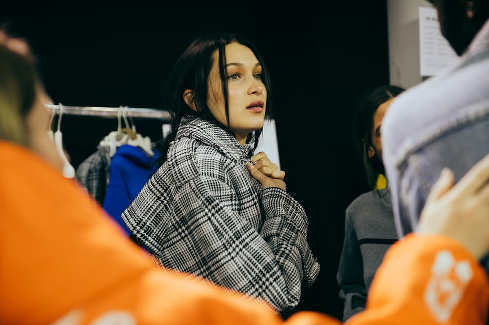 OFF-WHITE 2017 Fall Winter Backstage Virgil Abloh Hailey Baldwin