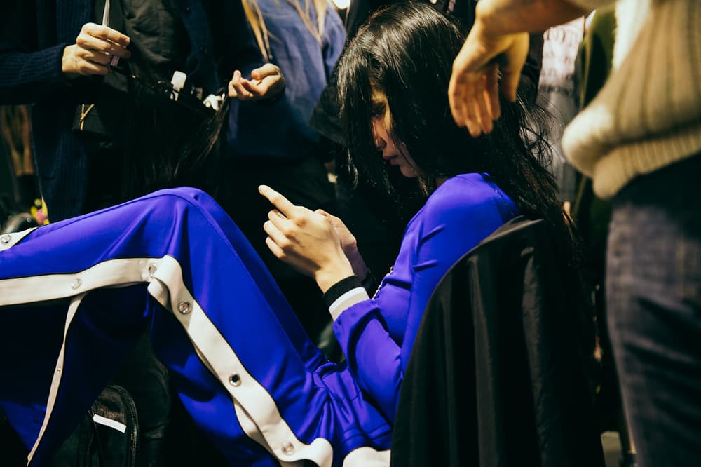 OFF-WHITE 2017 Fall Winter Backstage Virgil Abloh Hailey Baldwin