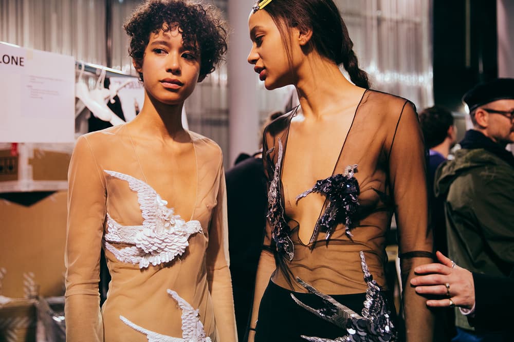 OFF-WHITE 2017 Fall Winter Backstage Virgil Abloh Hailey Baldwin