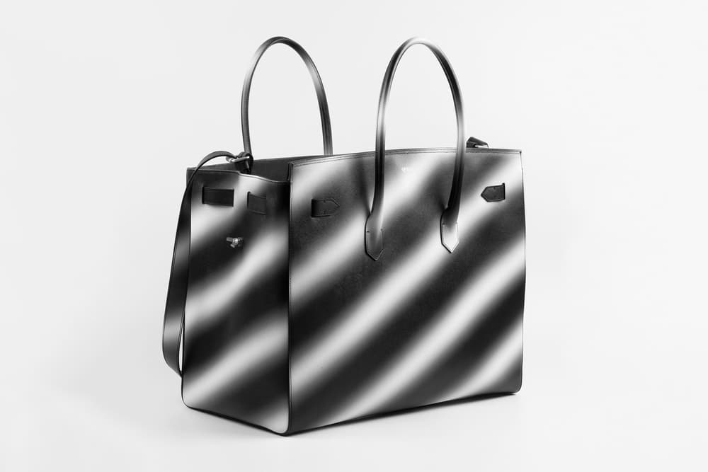 OFF-WHITE Diagonal Spray Cut Flap Handbag colette virgil abloh