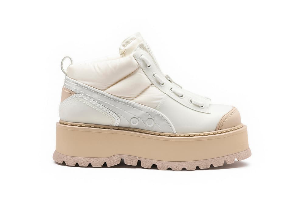 Rihanna Fenty PUMA 2017 Spring Lace Up Heel Sneaker Boots