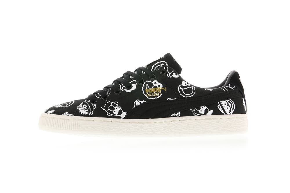 Sesame Street x PUMA Basket Black White