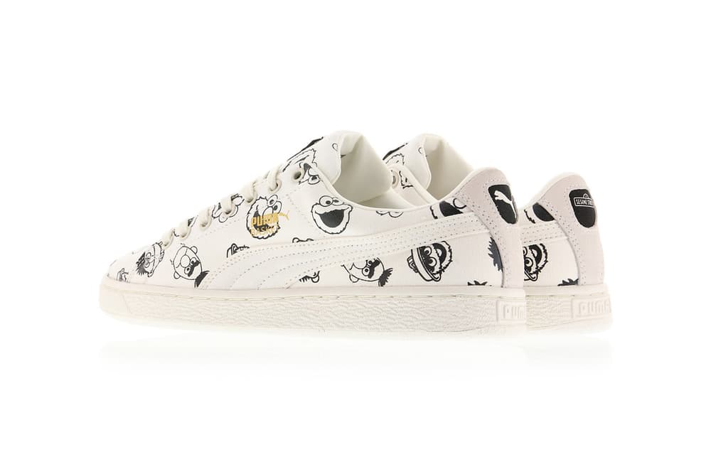 Sesame Street x PUMA Basket Black White