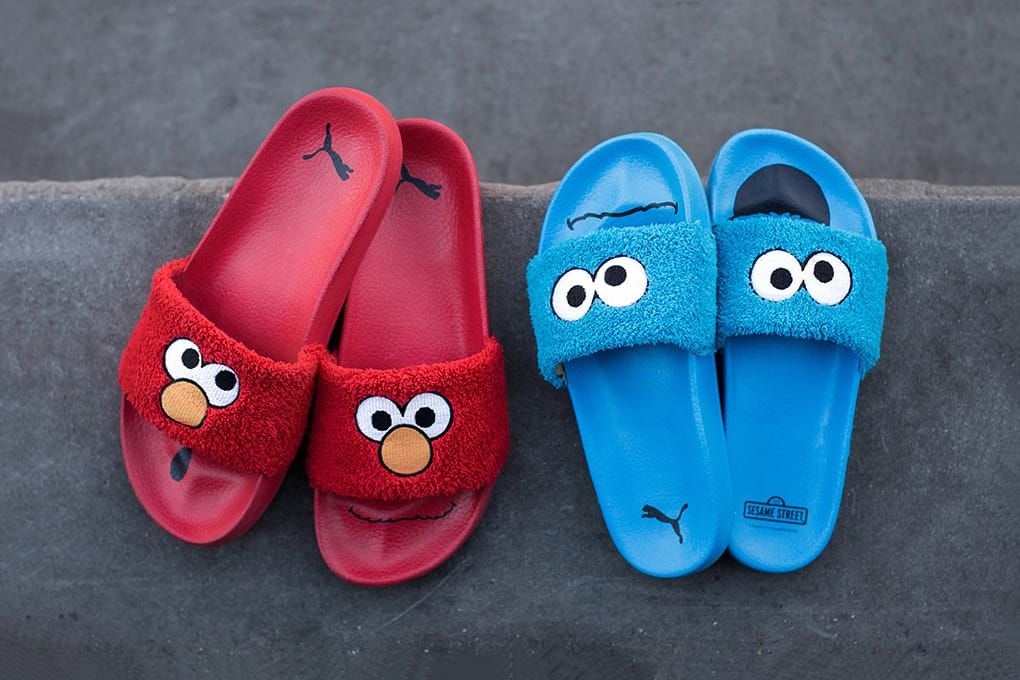 puma sesame street slippers