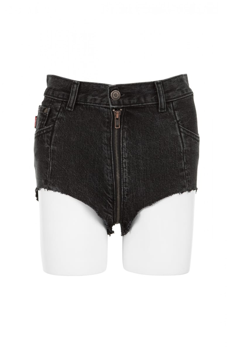 vetements x levis zipper jeans