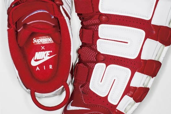 First Look Red Supreme x Nike Air More Uptempo | Hypebae