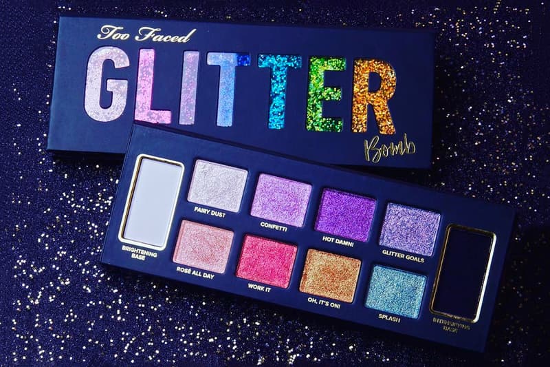 Too Faced Glitter Bomb Eyeshadow Palette Makeup