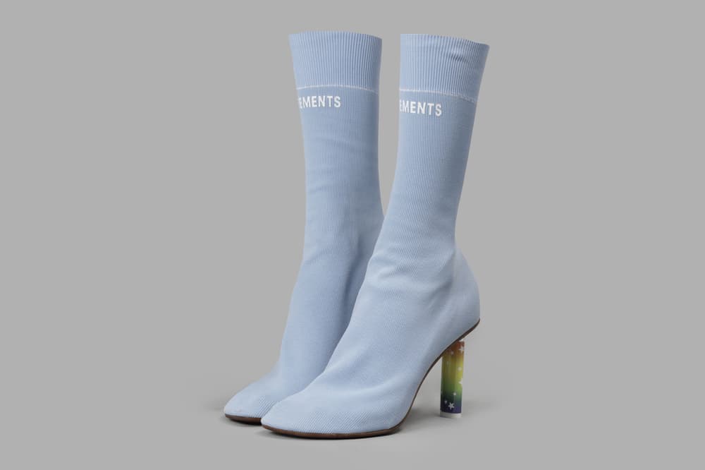 Vetements Sock Ankle Boots Rainbow Lighter Heel