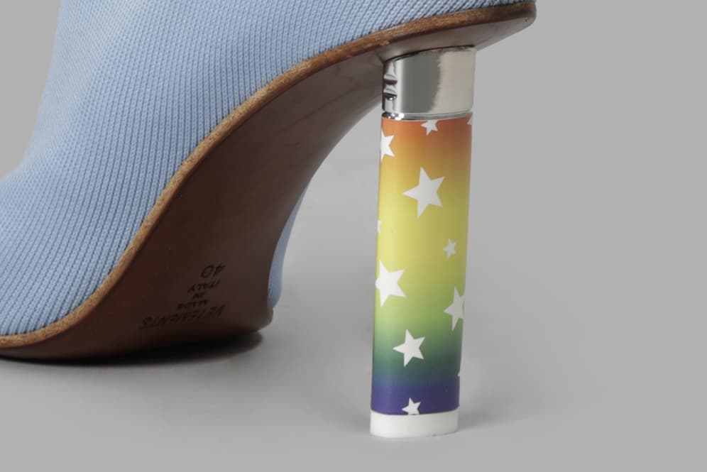 Vetements Sock Ankle Boots Rainbow Lighter Heel