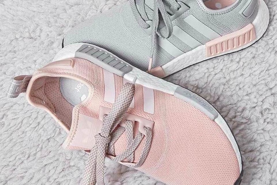 Pink and Grey adidas NMDs Restock at Foot Locker |