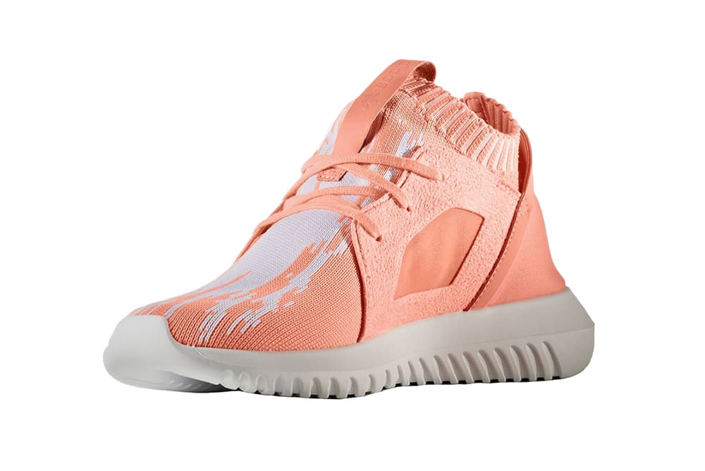 adidas Tubular Defiant Primeknit Sun Glow coral orange pastel