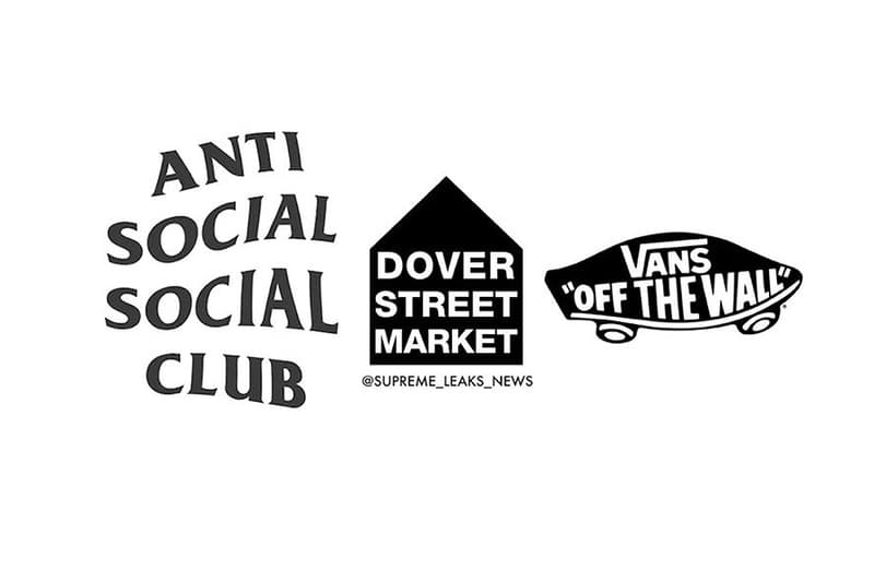 Anti Social Social Club x Vans x Dover Street Market