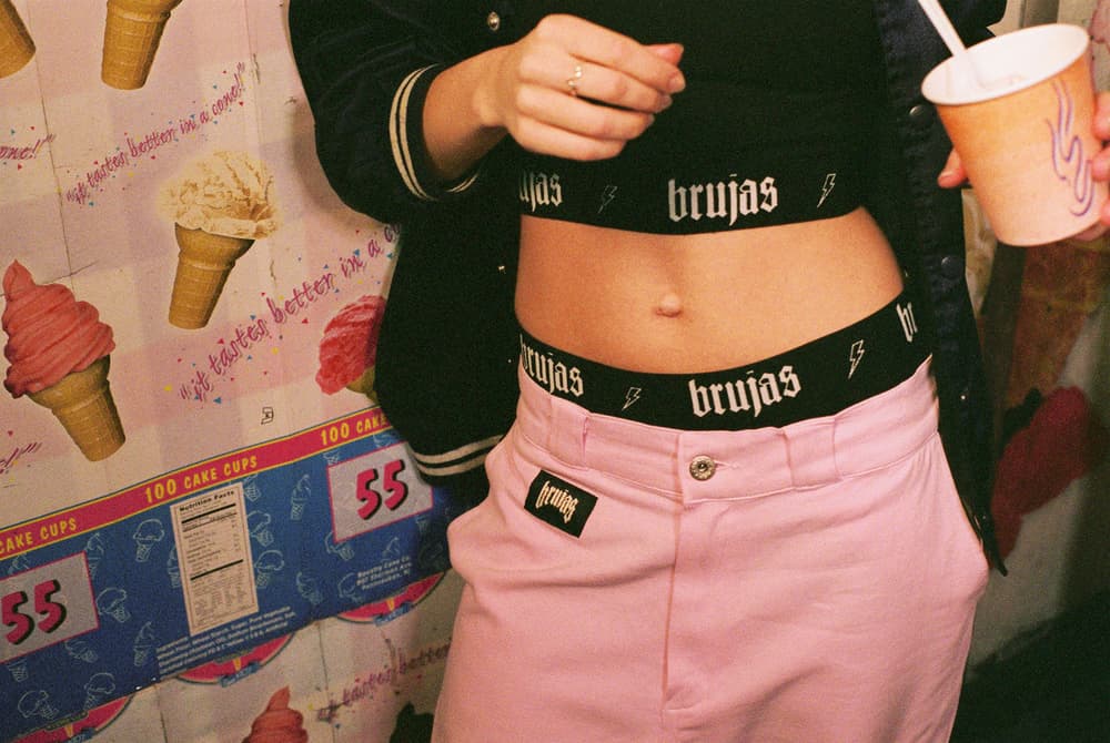 Brujas Soft Serve 2017 Spring Summer Pink Hoodie Pants