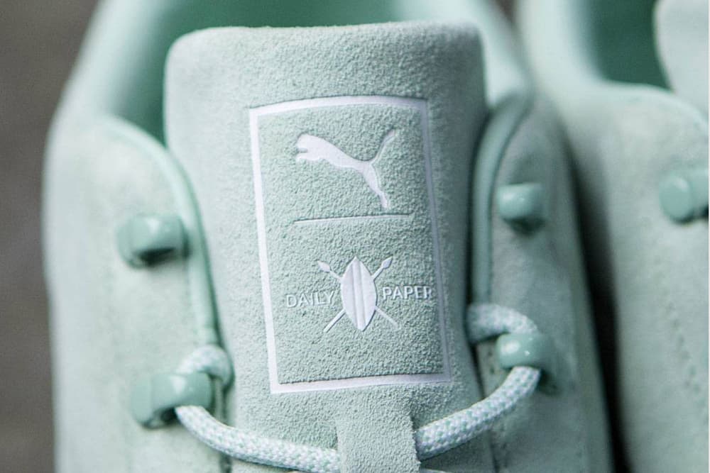 Daily Paper x PUMA Court Platform Green Grey