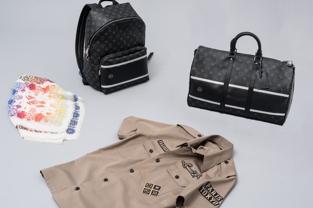 fragment design louis vuitton collaboration collection full pricing list popup location