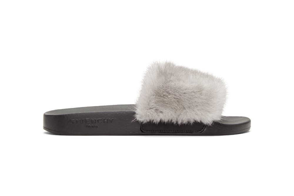 Givenchy Mink Beach Slide Sandal Coral Pink Grey