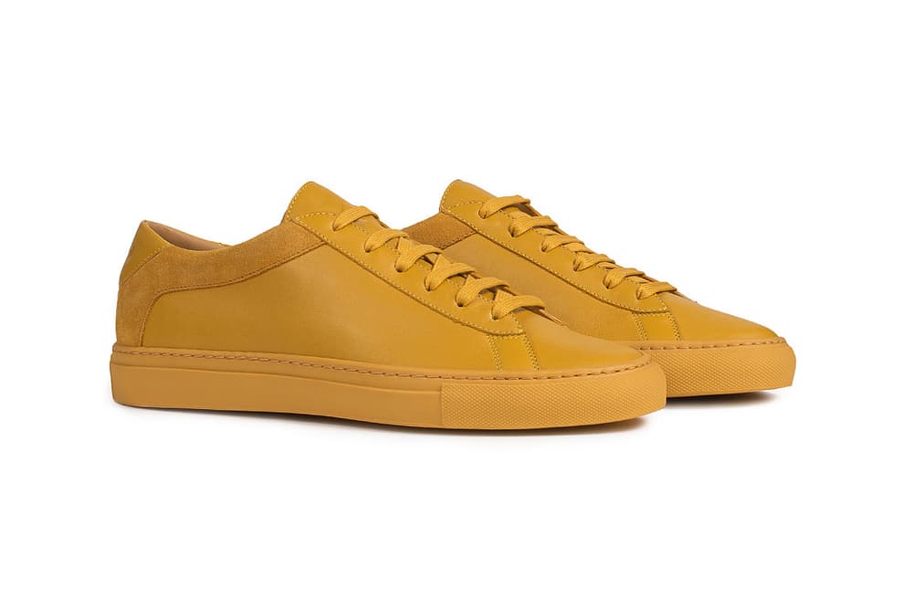 Koio Collective 2017 Spring Sneakers Pink Yellow Grey